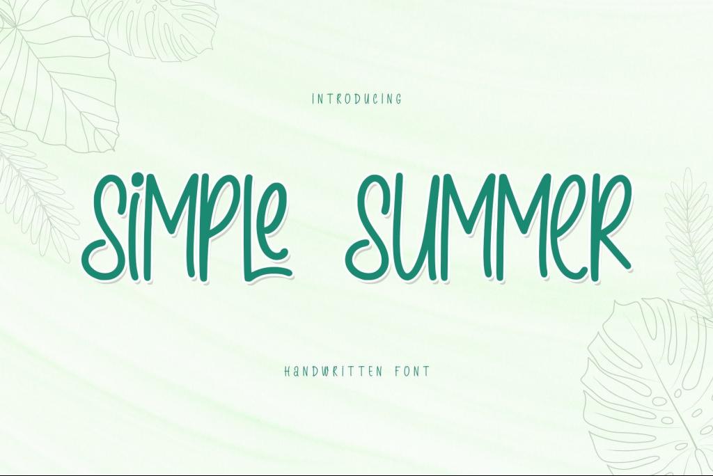 Simple Summer - Personal Use illustration 2