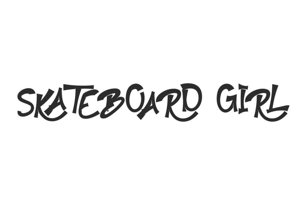 Skateboard Girl Demo illustration 2