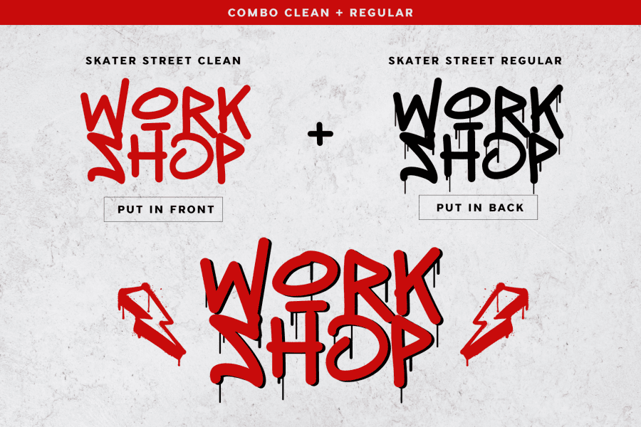 Skater Street Font Family · 1001 Fonts