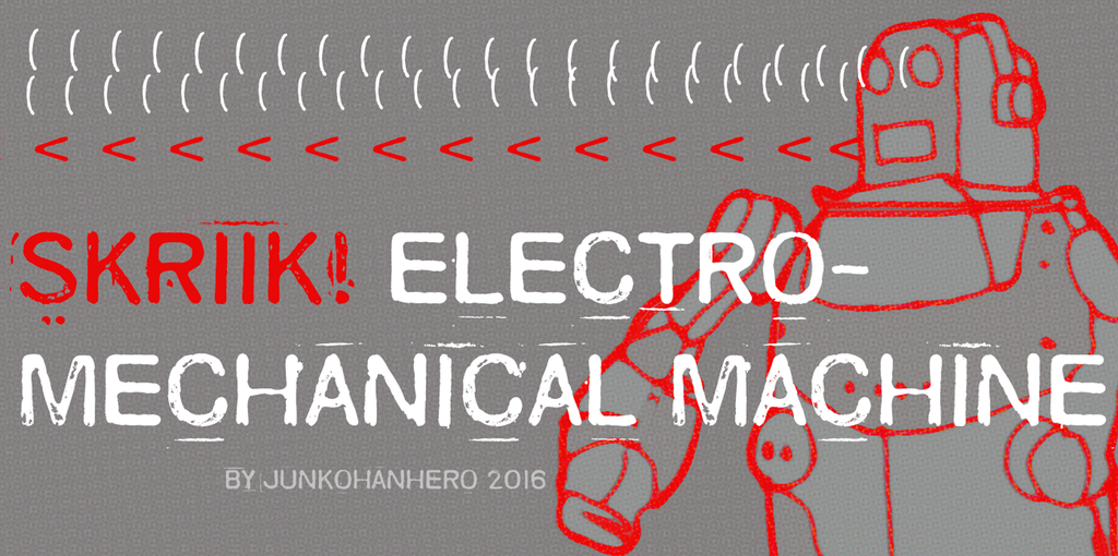 Skriik! Electro-mechanical machine illustration 11