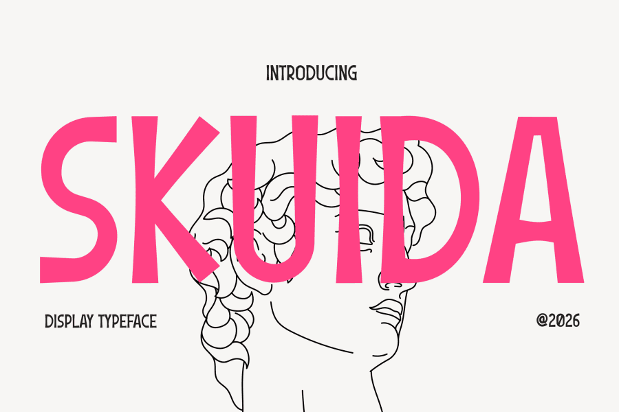 Typography Using Size 1 Free Art Exhibition, Exhibition, Handdrawn Font · 1001 Fonts