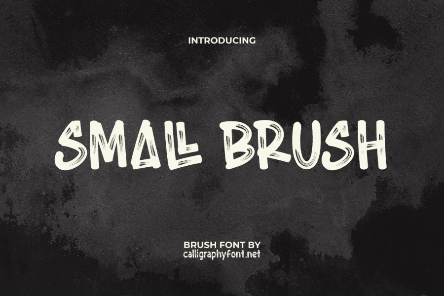 Small Brush Demo Font · 1001 Fonts