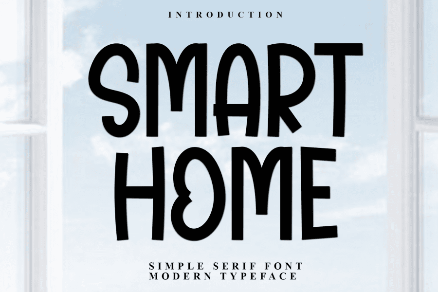 Smrt Font Smart Home Font · 1001 Fonts