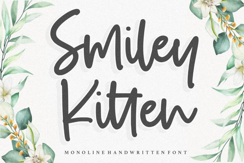 Smiley Kitten illustration 2
