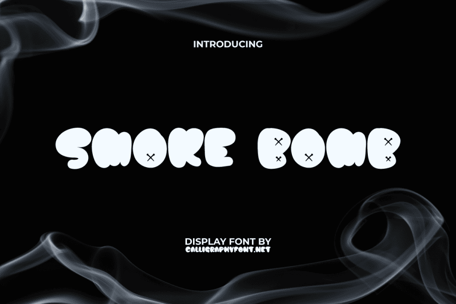 Smoke Bomb Demo Font · 1001 Fonts