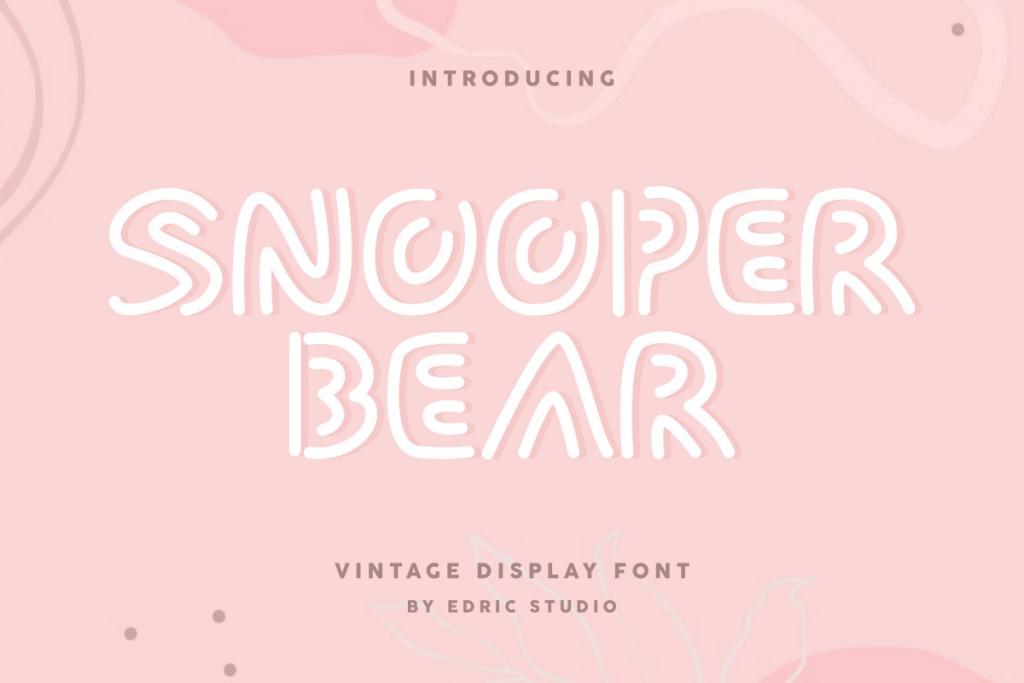 Snooper Bear Demo illustration 2