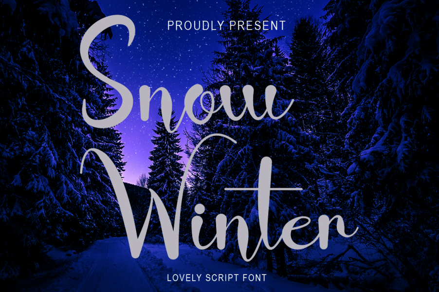 Snow Winter illustration 2