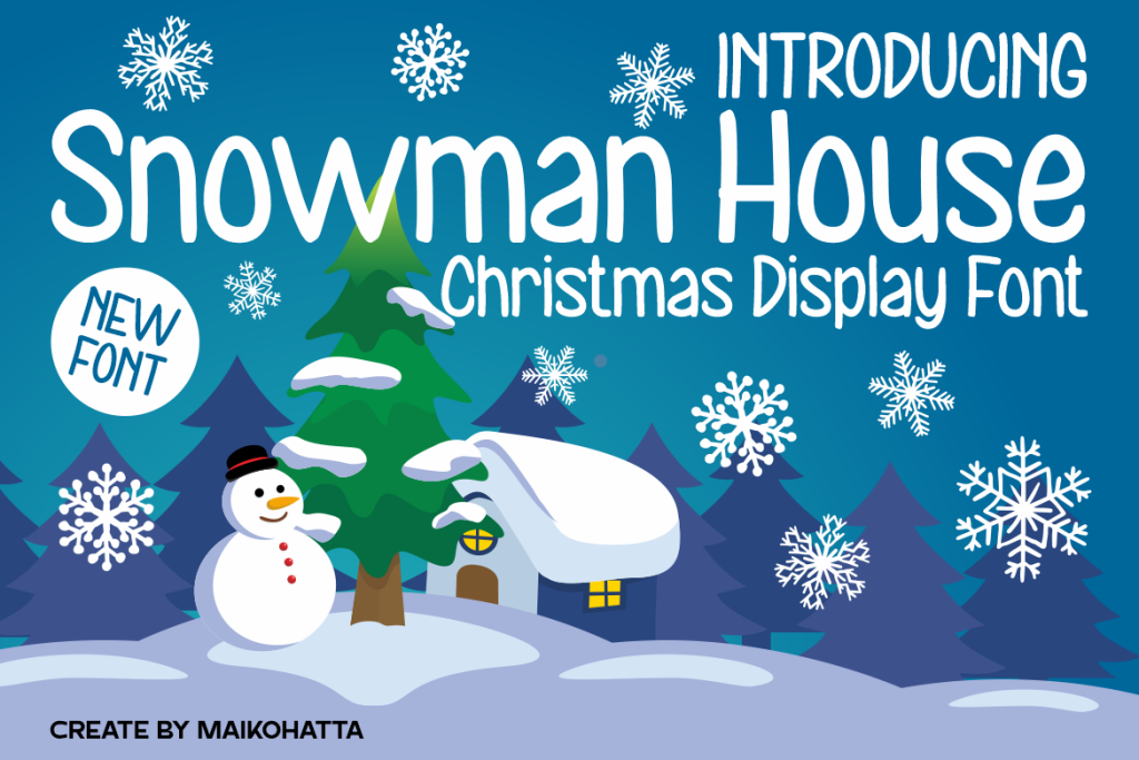 Snowman House illustration 2
