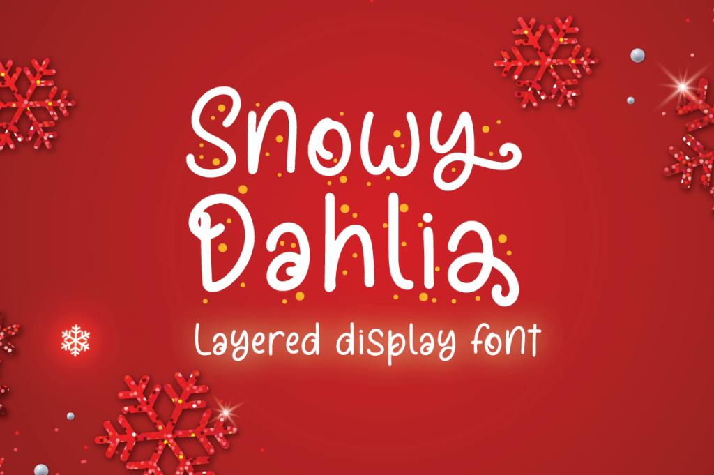 Snowy Dahlia illustration 2