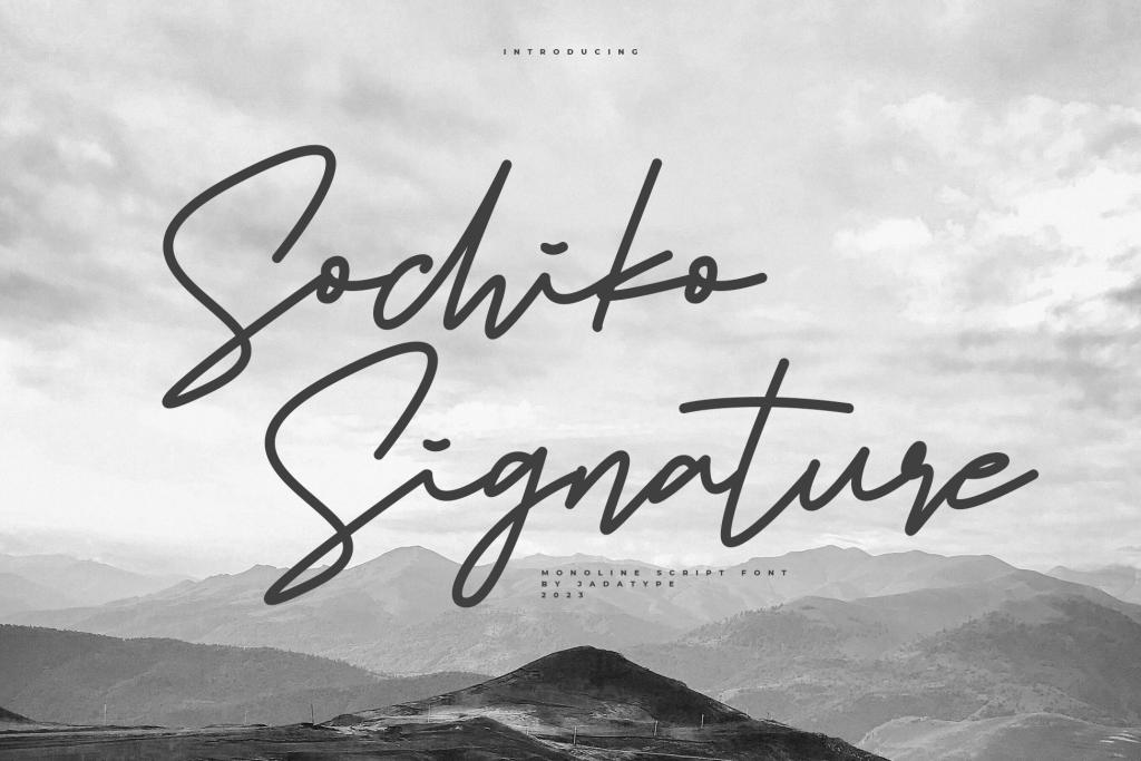 Sochiko Signature illustration 2