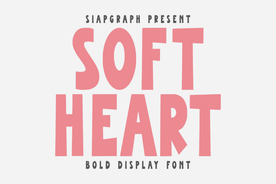 Soft Heart Font · 1001 Fonts
