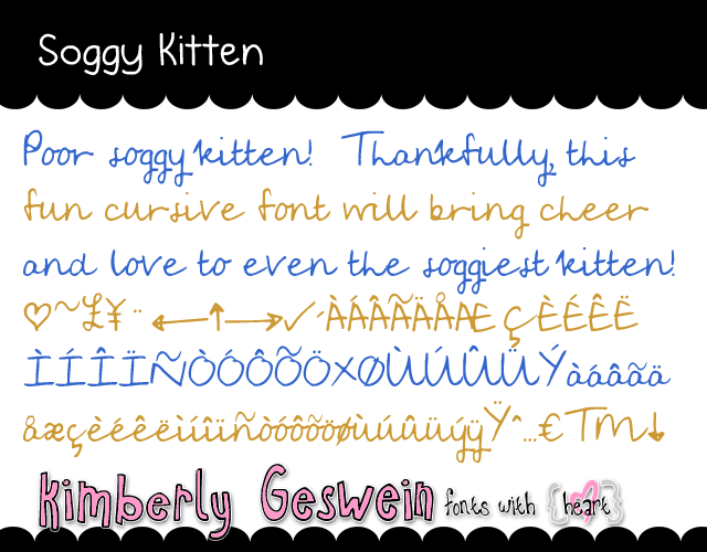 Soggy Kitten illustration 1