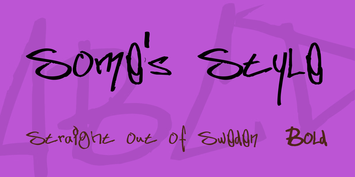 Some's Style by Ideal Fonts — Free Font Download | NoBadFonts