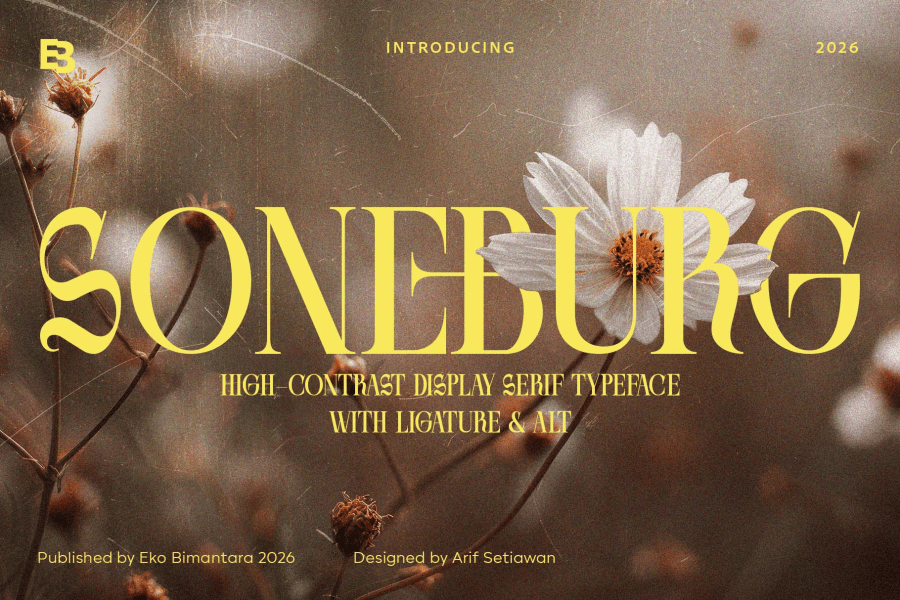 Soneburg Trial Font · 1001 Fonts