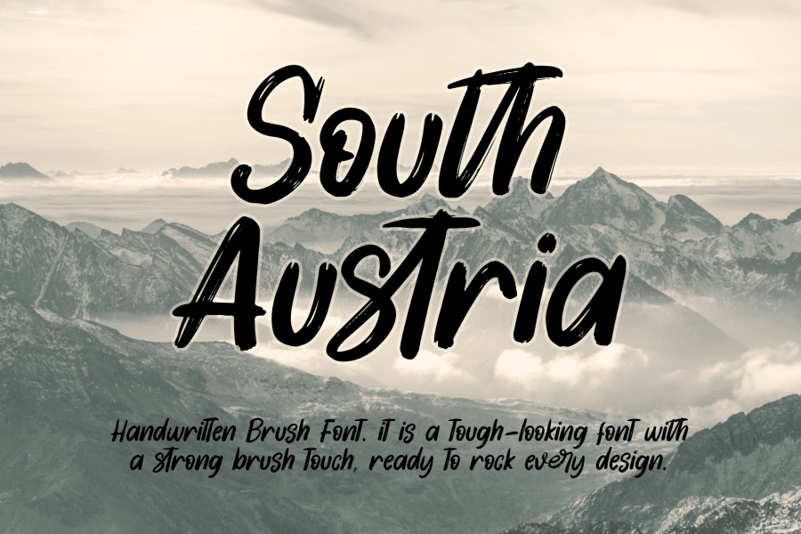 South Austria - Personal Use Font · 1001 Fonts