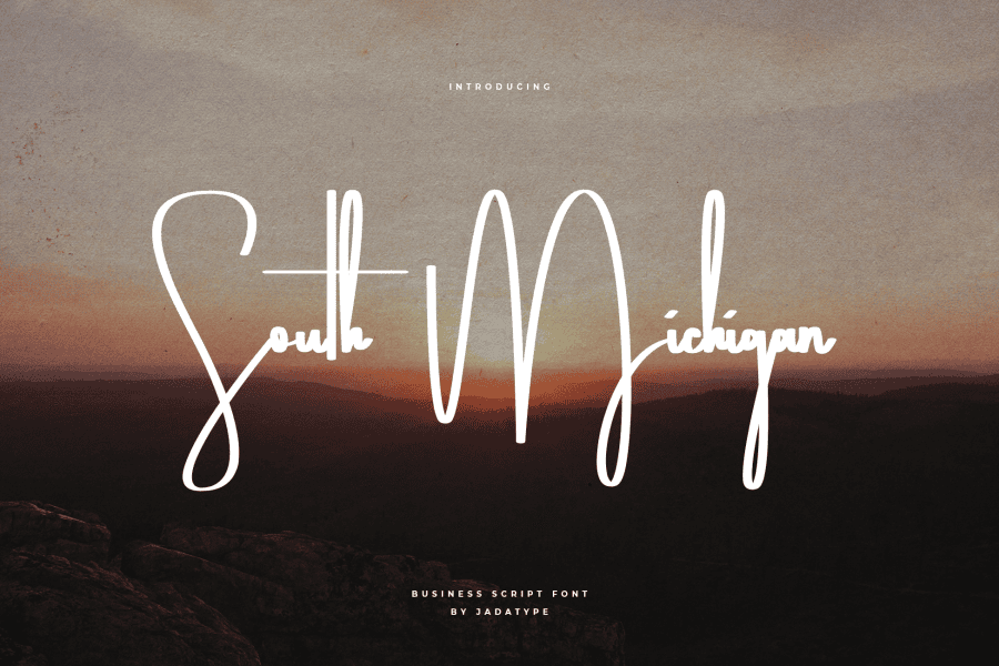 South Michigan Font · 1001 Fonts