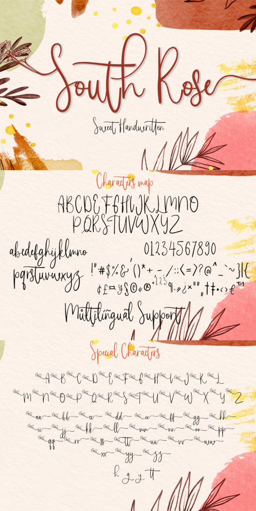 South Rose Font · 1001 Fonts