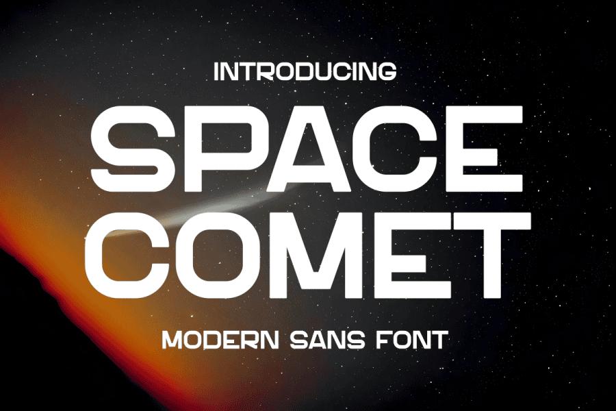 Space Comet Font · 1001 Fonts