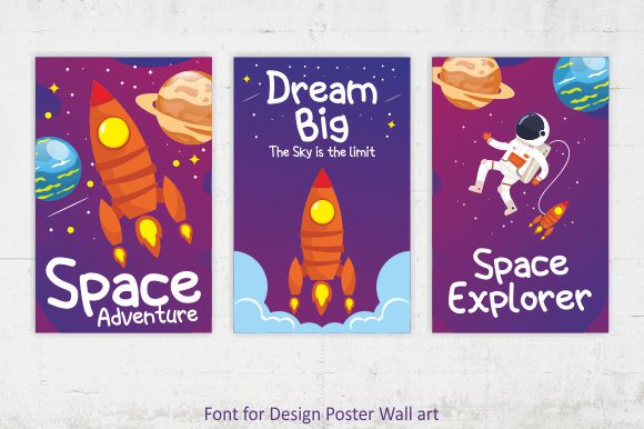 Space kids illustration 6