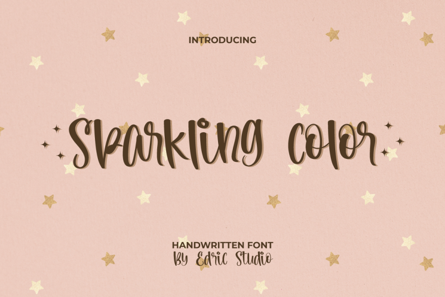 Sparkling Color Demo Font · 1001 Fonts