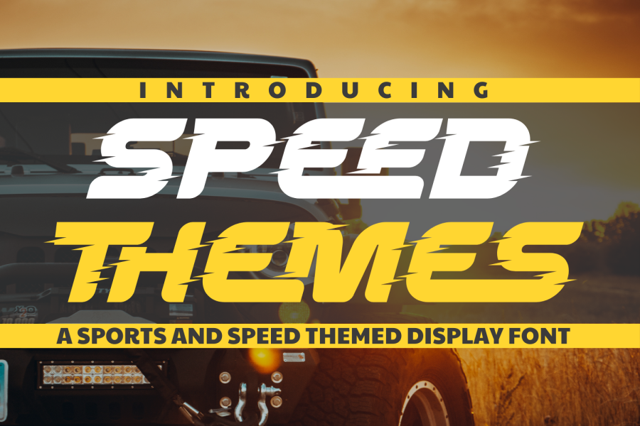 Speed Themes Demo Font · 1001 Fonts