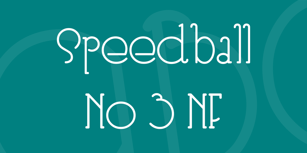 Speedball No 3 NF illustration 1