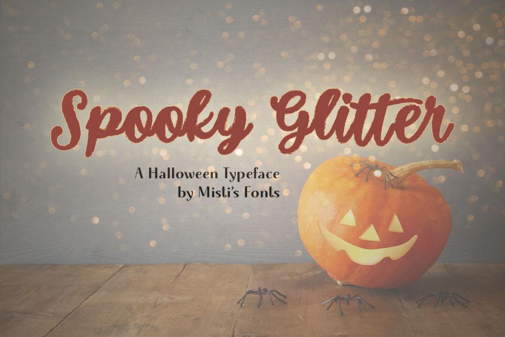 Spooky Glitter illustration 2