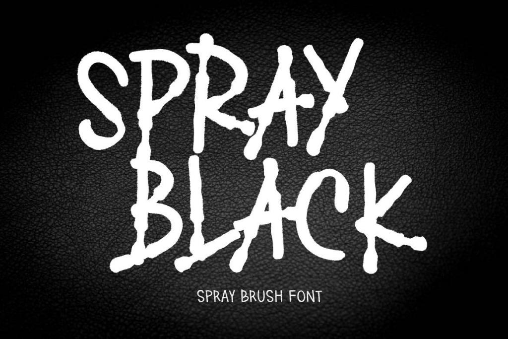SPRAY BLACK illustration 3