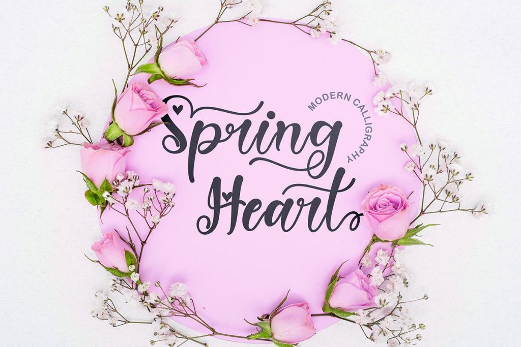 Spring Heart illustration 2