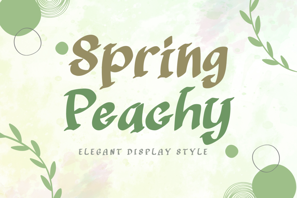 Spring Peachy Demo illustration 1