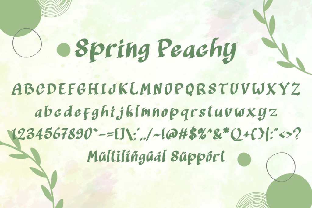 Spring Peachy Demo illustration 4