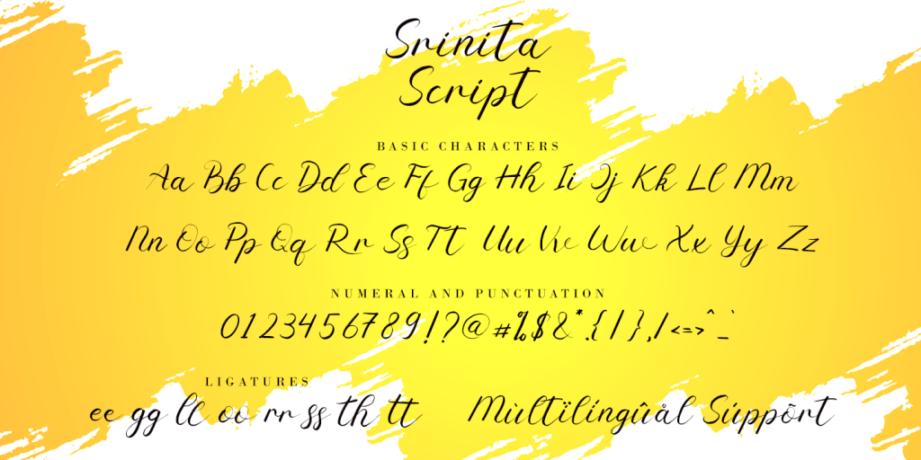 Srinita Script illustration 7