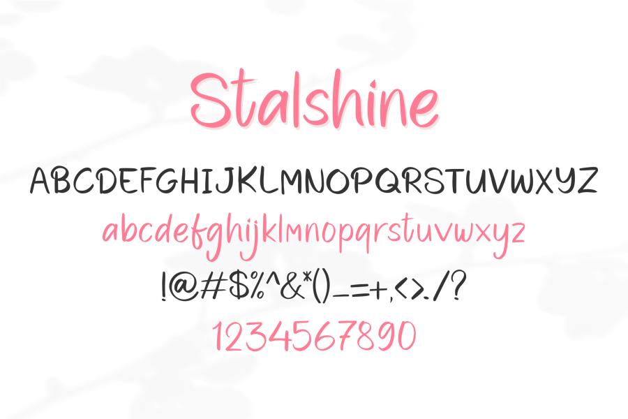 Stalshine Demo Font Fonts