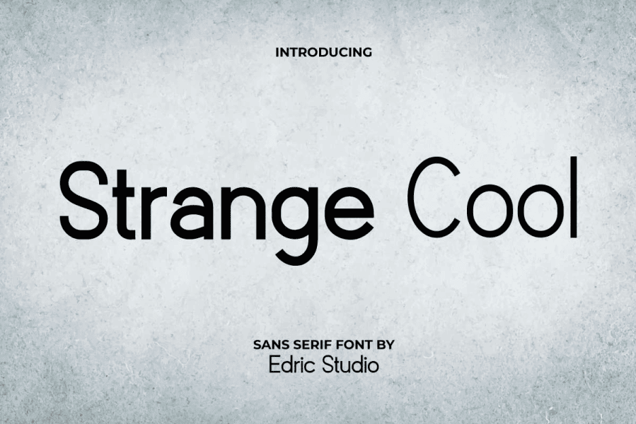 Strange Cool Demo Font Family · 1001 Fonts
