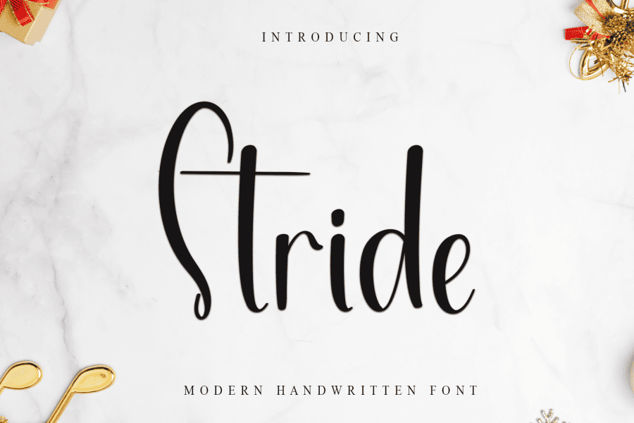 Strides Font Design Stride Font · 1001 Fonts