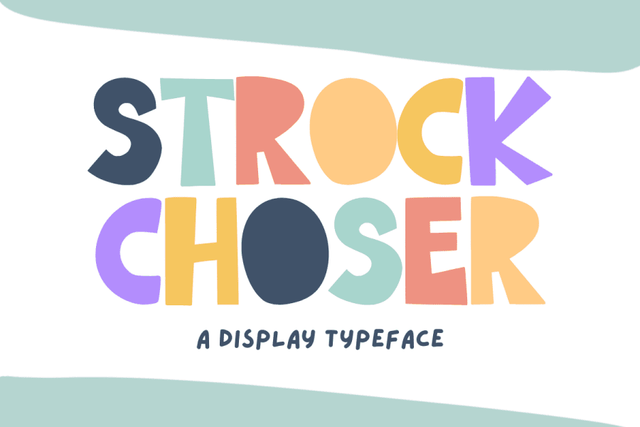 Strock Choser Font · 1001 Fonts