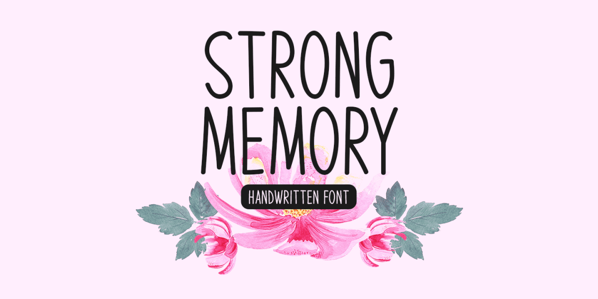 Strong Memory Font · 1001 Fonts