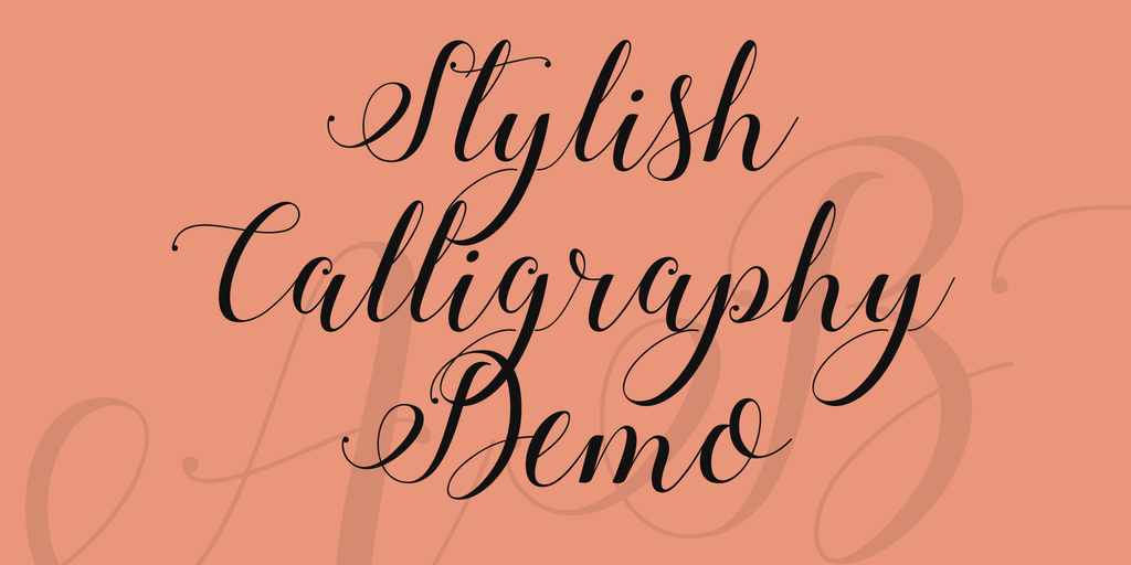 Stylish Calligraphy Demo illustration 1