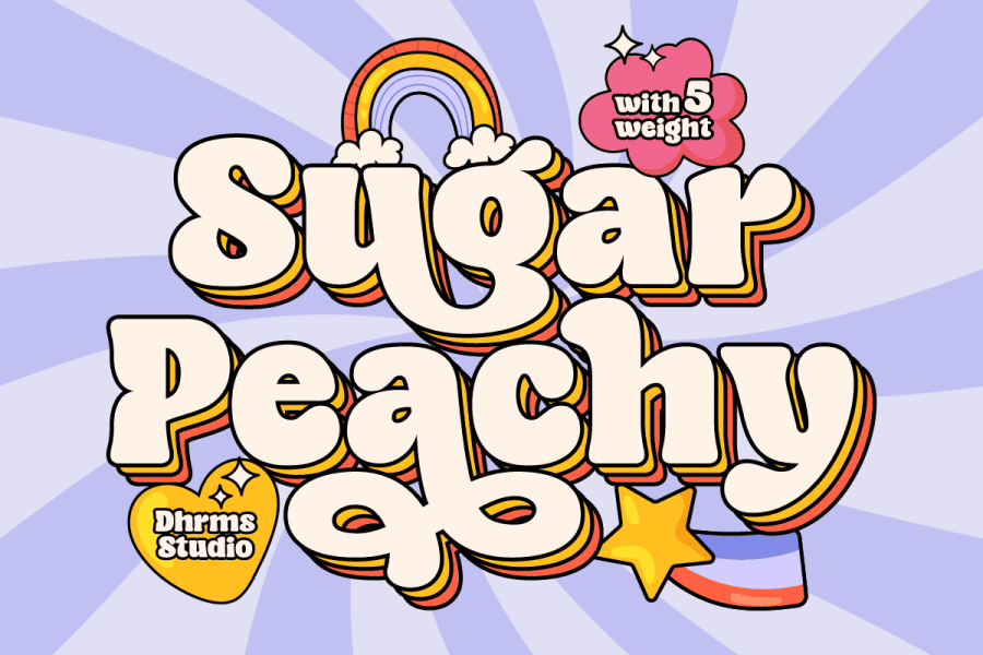 Sugar Peachy DEMO Font · 1001 Fonts