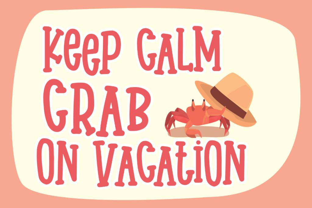 Summer Crab illustration 4