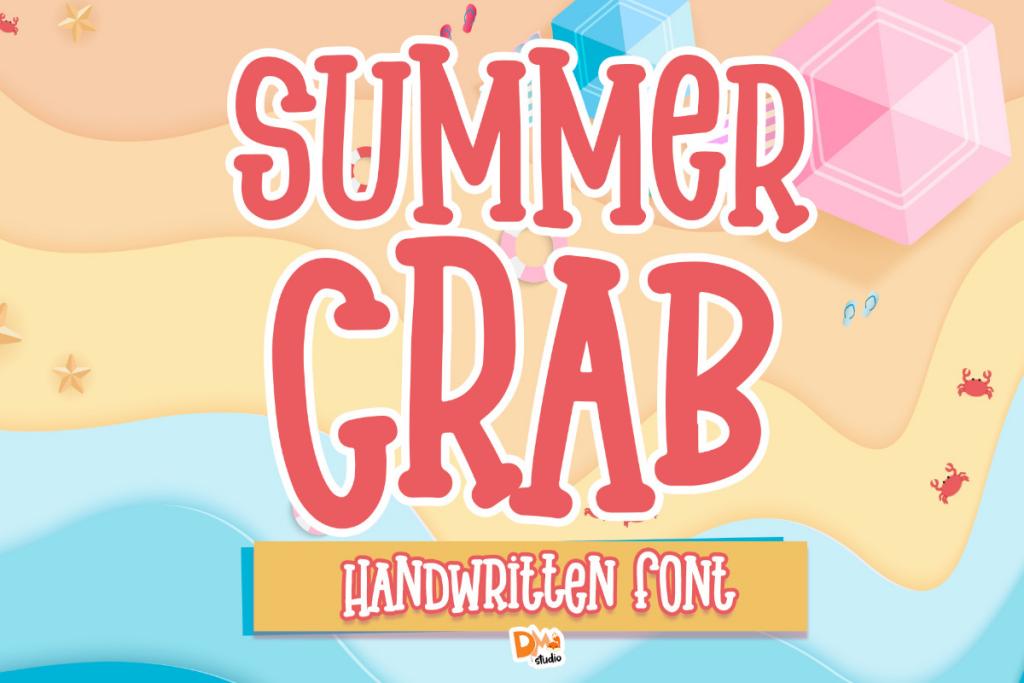 Summer Crab illustration 5
