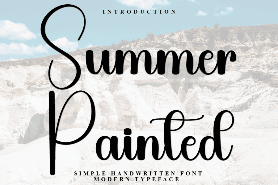 Summer Painted Font · 1001 Fonts
