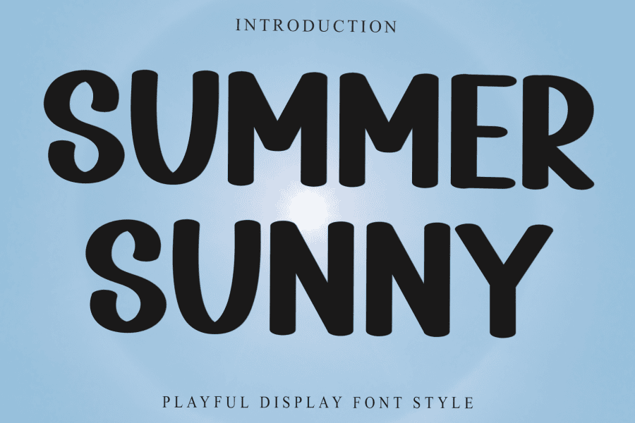 Summer Sunny Font · 1001 Fonts