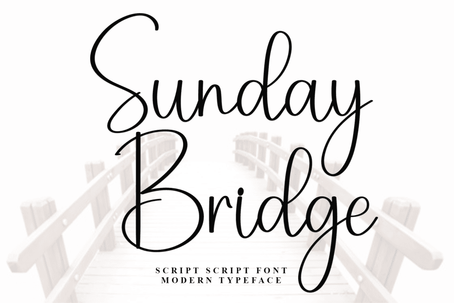 Sunday Bridge Font · 1001 Fonts