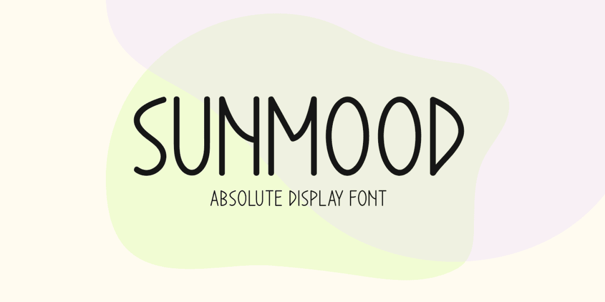 Sunmood Font · 1001 Fonts