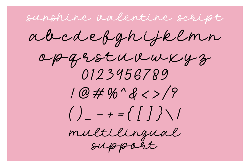 Sunshine Valentine Sans illustration 2