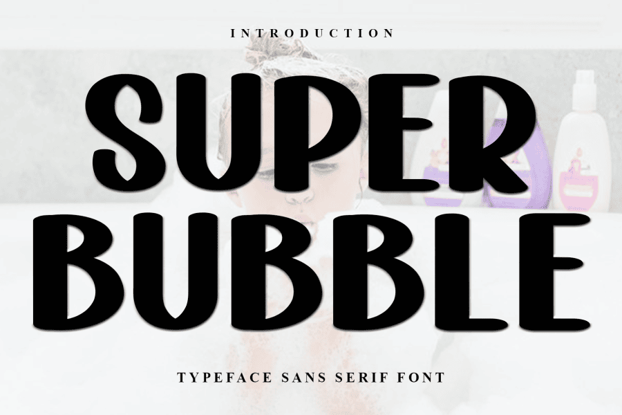 Super Bubble Font 1001 Fonts