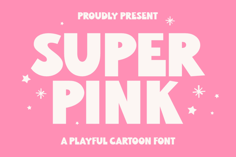 Super Pink Font · 1001 Fonts