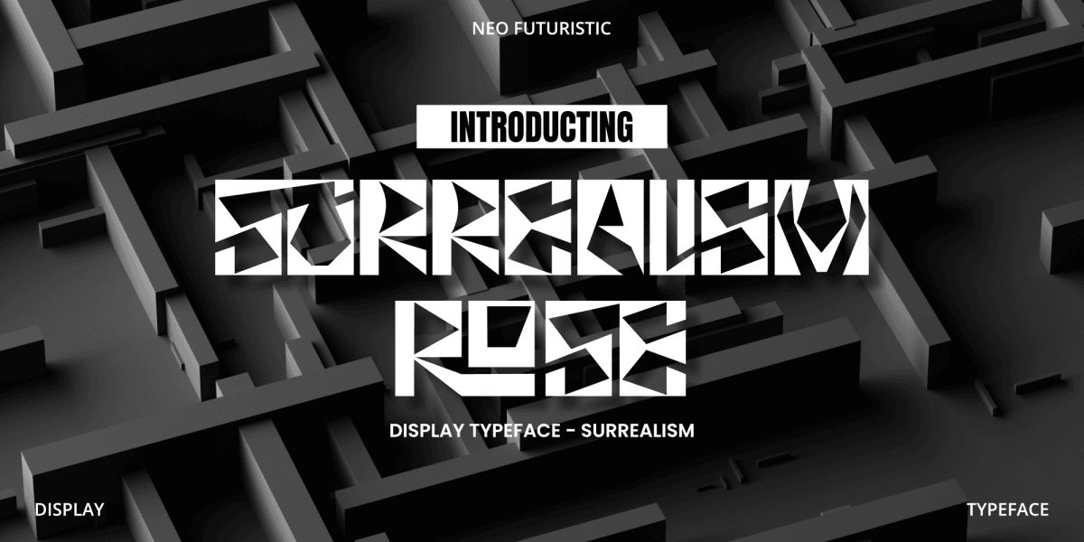 Surreal Lettering 3 Free Surrealism Fonts · 1001 Fonts