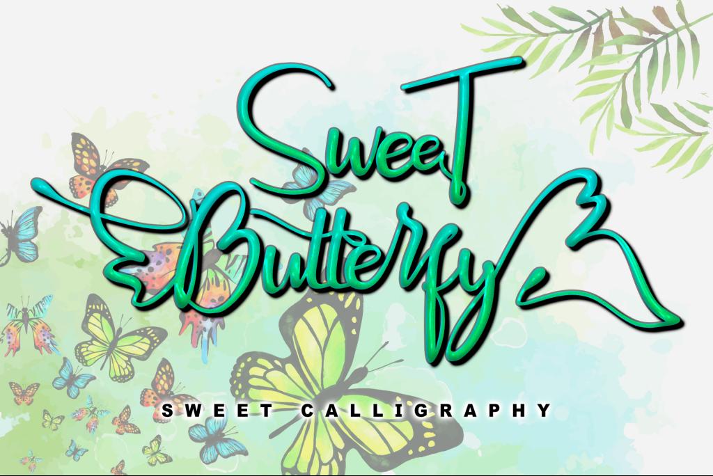 Sweet Butterfly illustration 2